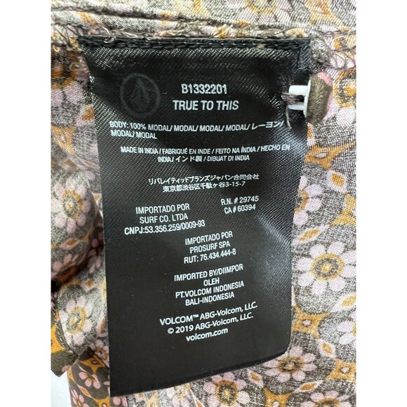 Volcom Women's Beachnut Floral Slip Dress Size Medium NWT - Picture 10 of 14